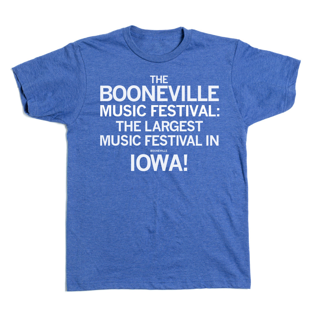The Booneville Music Festival Shirt Raygun Custom