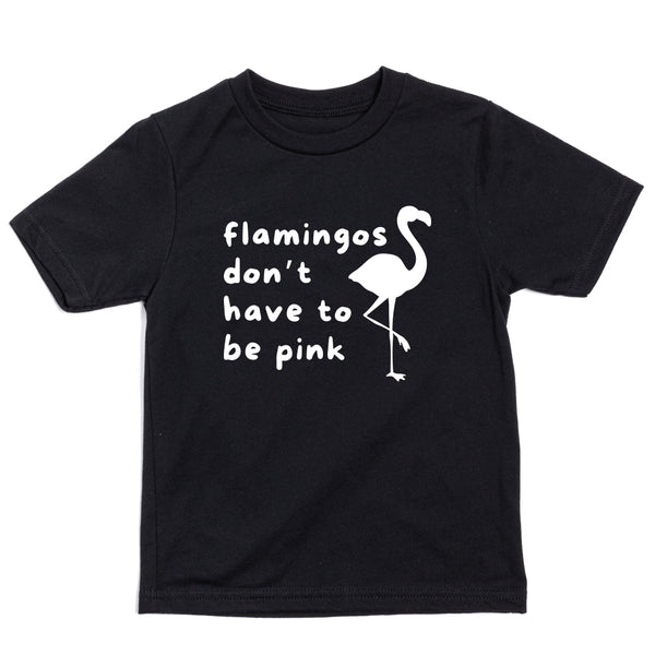 AJ's: Flamingos Don't Have to Be Pink Kids Shirt