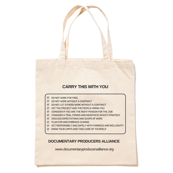 Documentary Producers Alliance Tote Bag