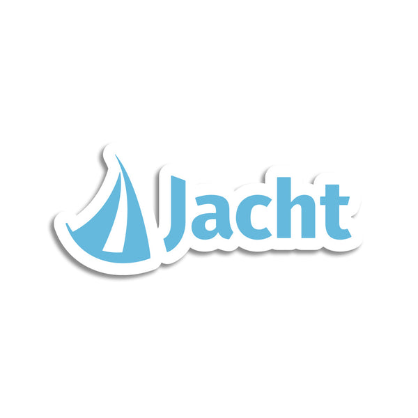 Jacht Text Sticker