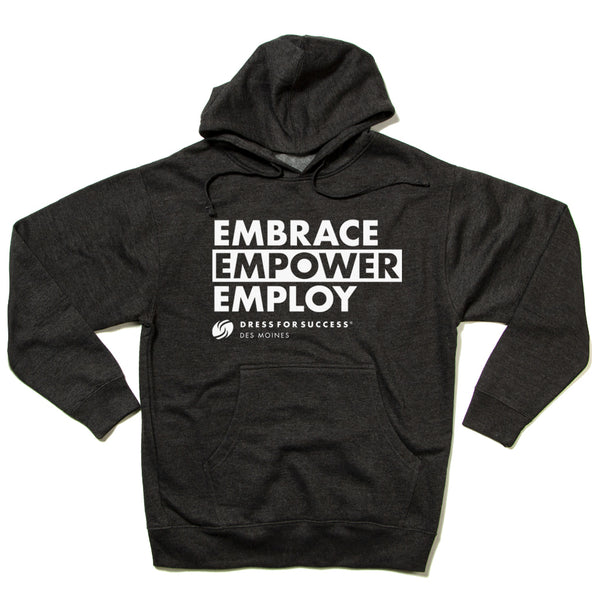 DSDM: Embrace Empower Employ Hooded Sweatshirt