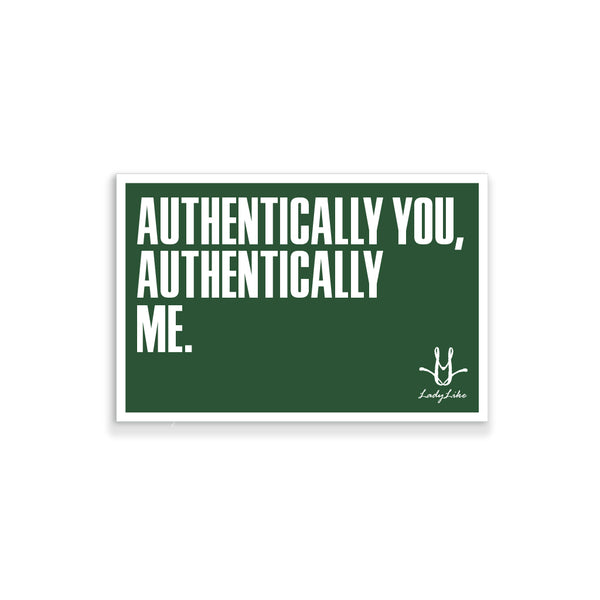 LadyLike: Authentically You, Authentically Me Postcard