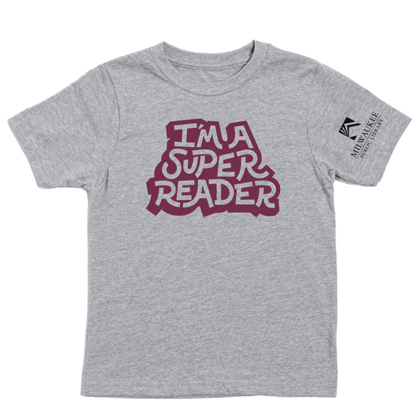 Milwaukee Public Library: I'm A Super Reader Kids Shirt