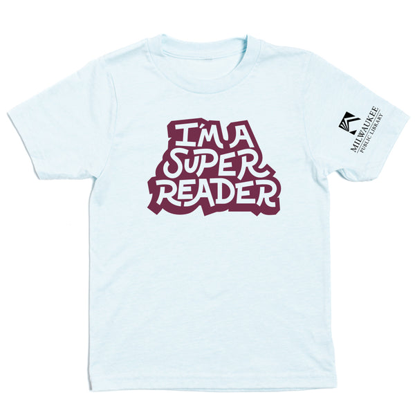 Milwaukee Public Library: I'm A Super Reader Kids Shirt