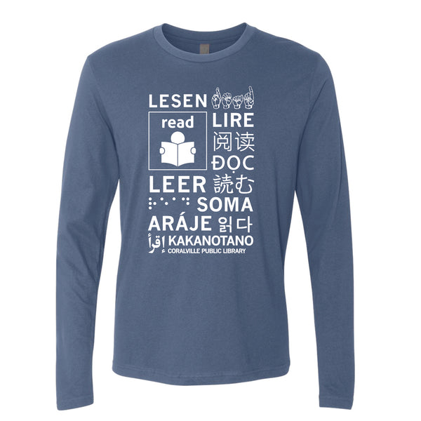 Coralville Public Library: Read Long-Sleeve Shirt