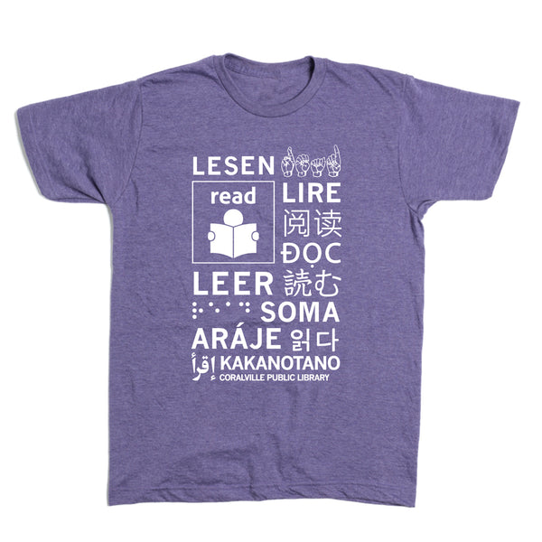 Coralville Public Library: Read Shirt