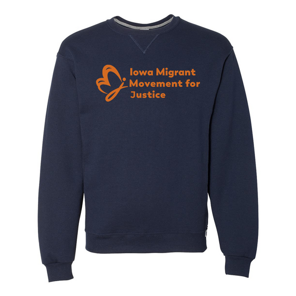 Iowa Migrant Movement For Justice Logo Sweatshirt